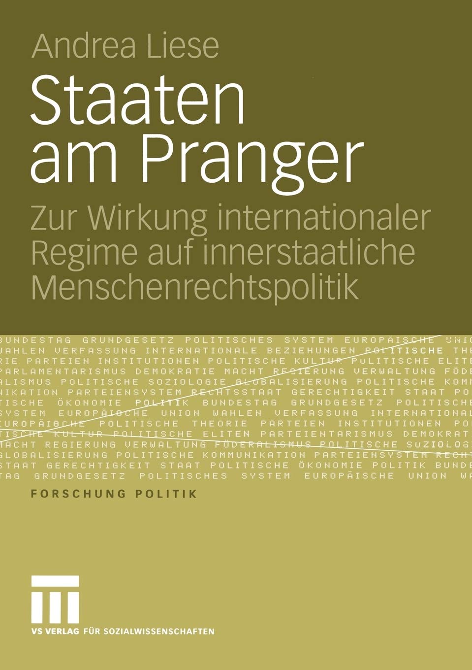 Staaten am Pranger: Zur Wirkung internationaler Regime auf innerstaatliche Menschenrechtspolitik (Forschung Politik) (German Edi,Used