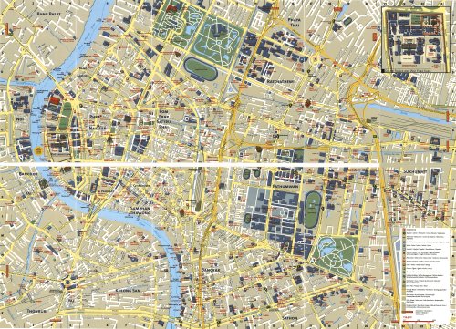 National Geographic Destination Map Bangkok,Used