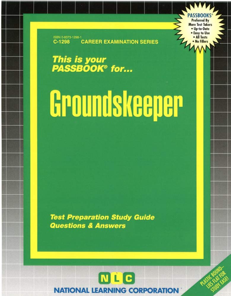 Groundskeeper(Passbooks) (Career Examination Series),Used