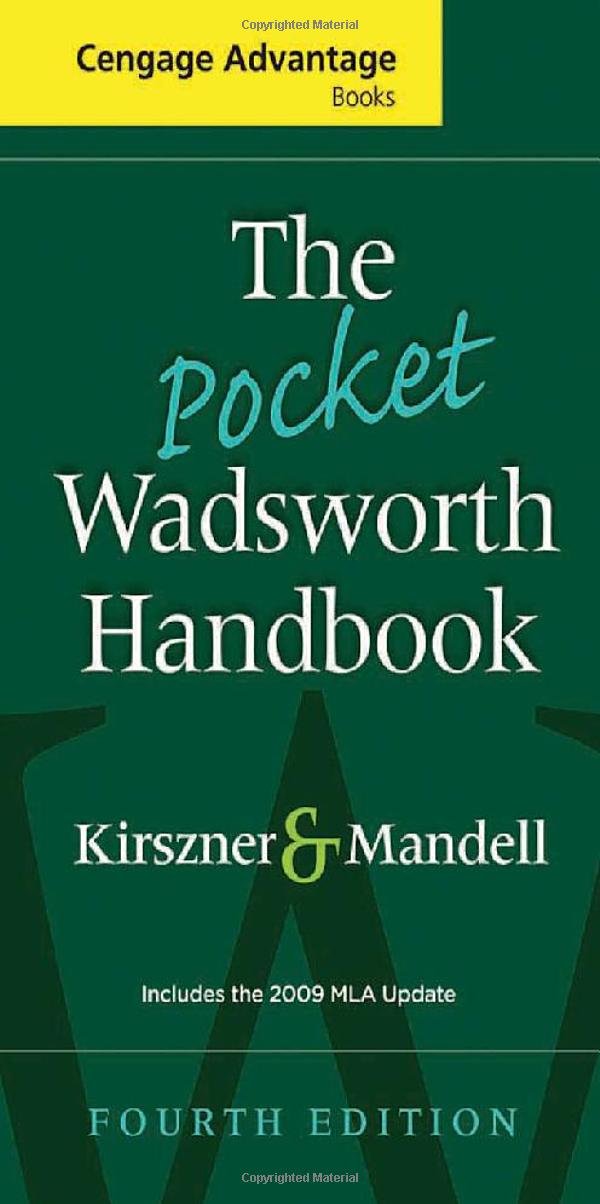 The Pocket Wadsworth Handbook, 2009 MLA Update Edition (2009 MLA Update Editions),Used