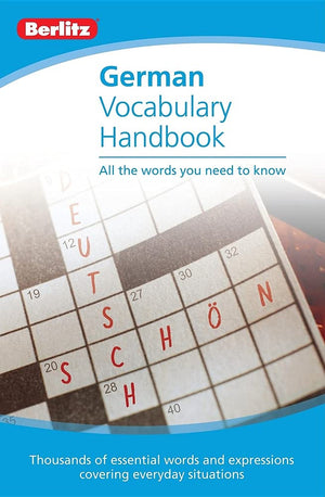 German Vocabulary Handbook (Handbooks),Used