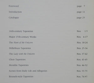 Masterpieces of Tapestry from the Fourteenth to the Sixteenth Century: An Exhibition at The Metropolitan Museum of Art,Used