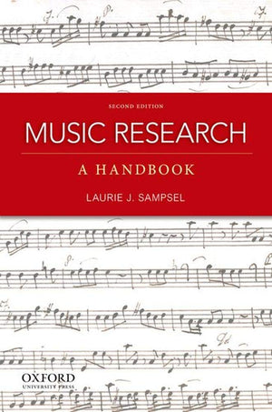 Music Research: A Handbook,New
