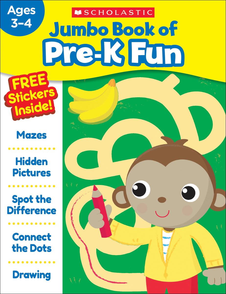 Jumbo Book of PreK Fun Workbook