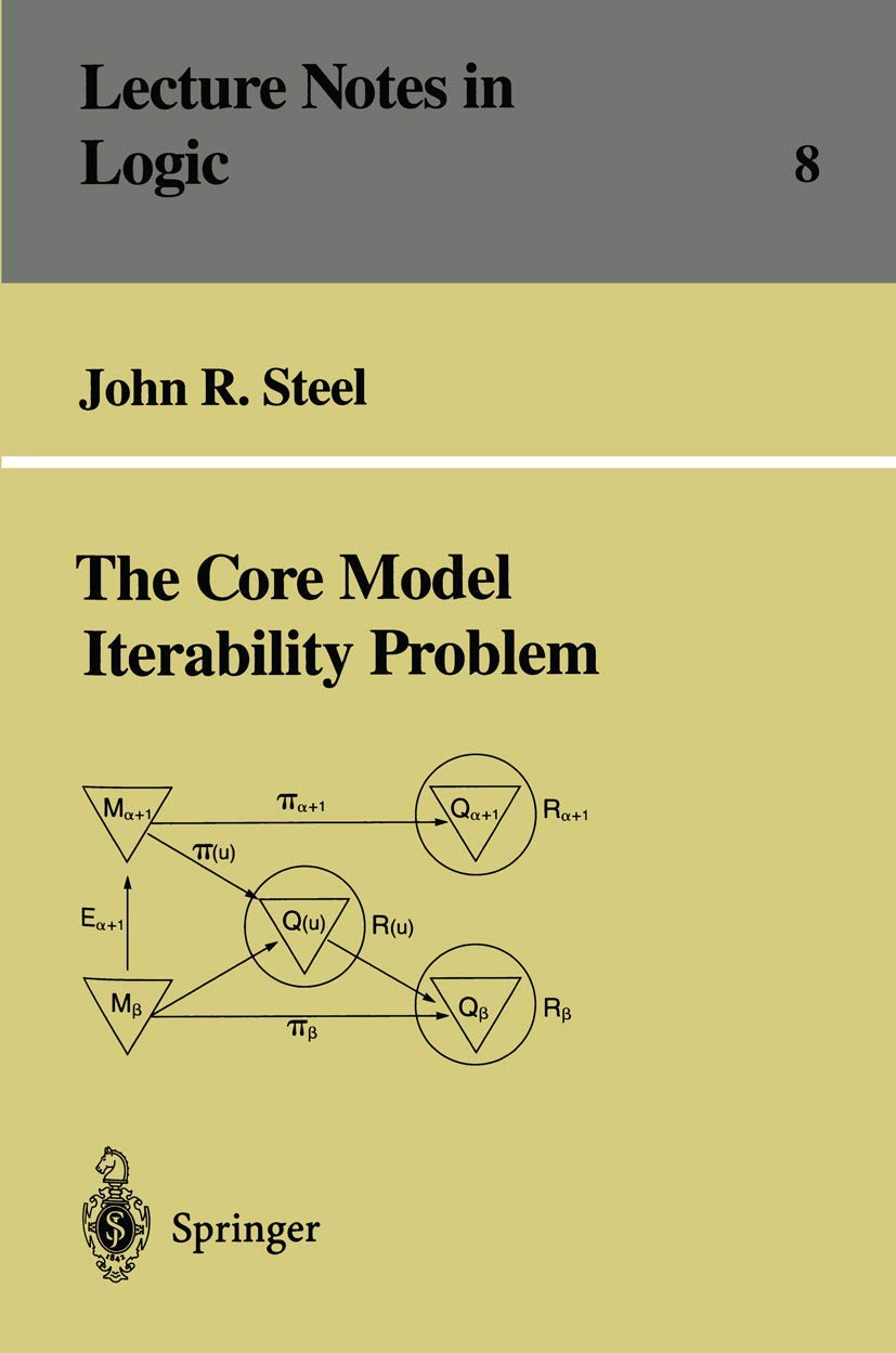 The Core Model Iterability Problem (Lecture Notes in Logic, 8),Used
