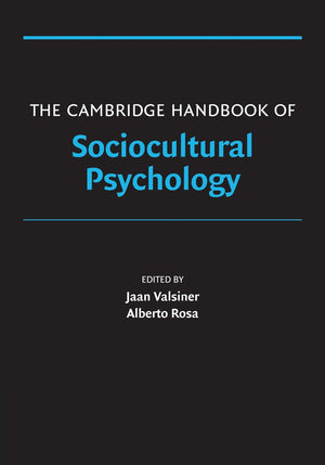 The Cambridge Handbook of Sociocultural Psychology (Cambridge Handbooks in Psychology),Used