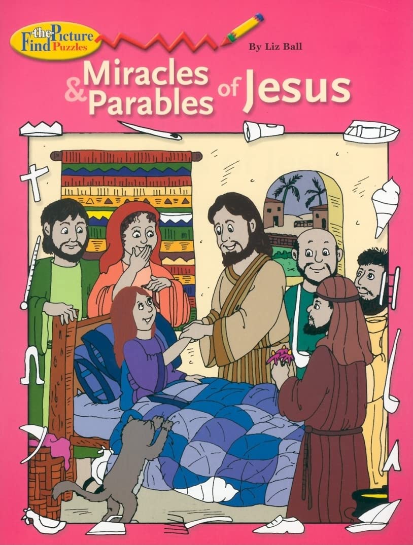 Miracles and Parables of Jesus: Find Picture Puzzle,Used