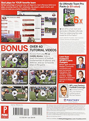 Madden Nfl 15: The Official Player'S Guide