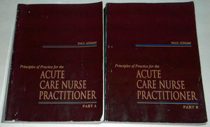 Principles of Practice for the Acute Care Nurse Practitioner,Used