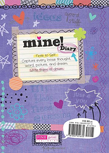 Mine Diary  Sparkly Lock & Keys  Girls 7+ Journal Fun  Illustrated Activities,New