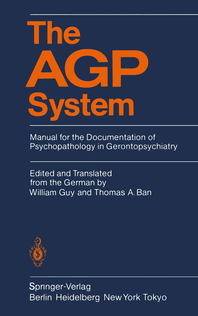 The AGP System: Manual for the Documentation of Psychopathology in Gerontopsychiatry,Used