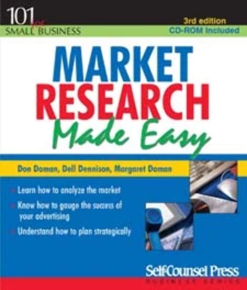 Market Research Made Easy (SelfCounsel Business),Used