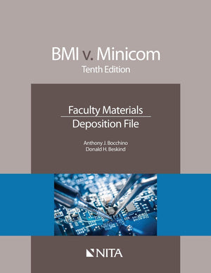 BMI v. Minicom: Tenth Edition Faculty Materials Deposition File (Nita),Used