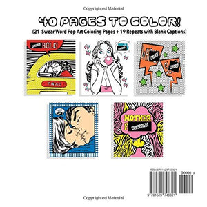 Swear Word Adult Coloring Book: Pop Art  Stress Relief Coloring Book,Used