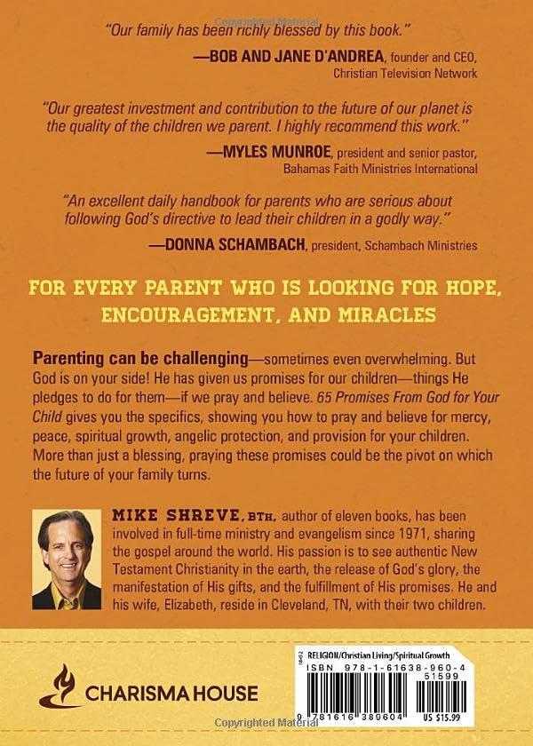 65 Promises From God for Your Child: Powerful Prayers for Supernatural Results,Used