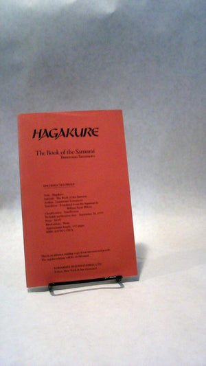 Hagakure: The Book of the Samurai (English and Japanese Edition),New
