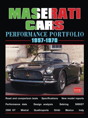 MASERATI PERFORMANCE PORTFOLIO 19571970: Road Test Book,Used