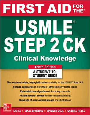 First Aid For The Usmle Step 2 Ck, Tenth Edition