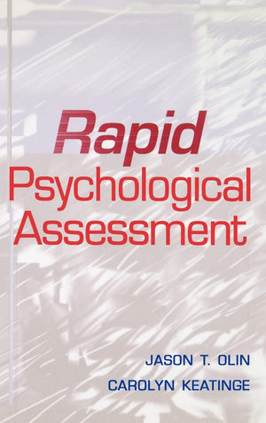 Rapid Psychological Assessment,Used