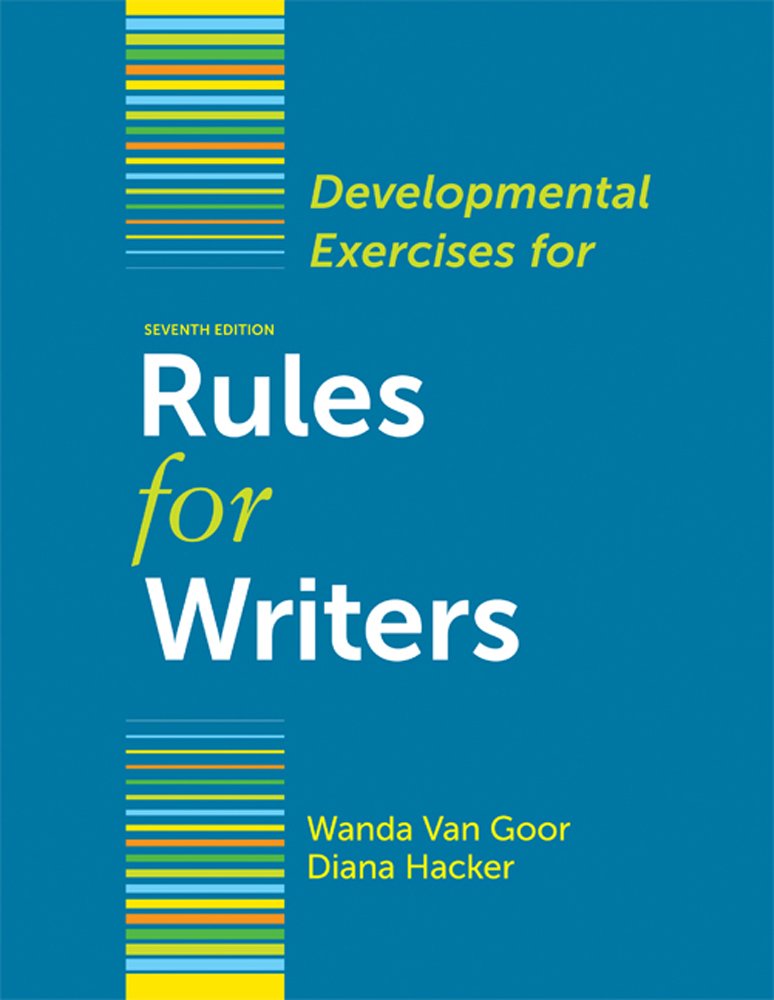 Developmental Exercises for Rules for Writers,Used