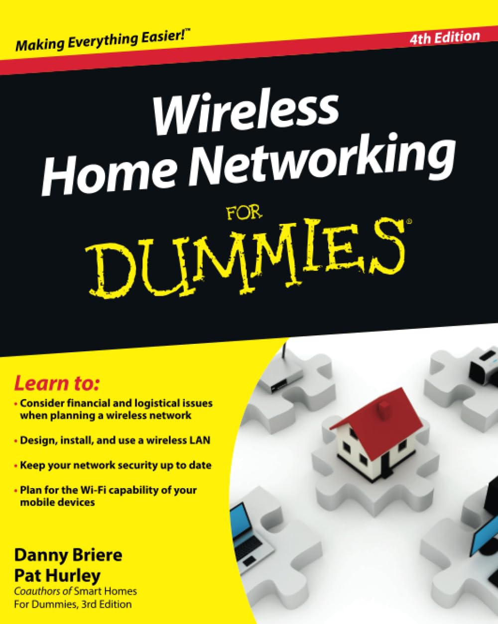 Wireless Home Networking For Dummies, 4th Edition,Used