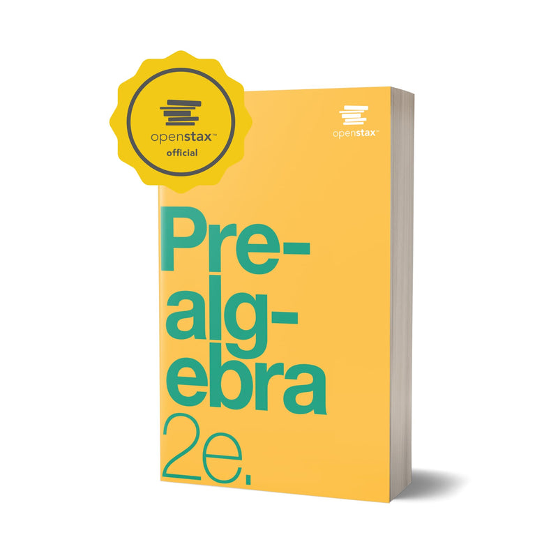 Prealgebra 2e by OpenStax (hardcover version, full color),Used