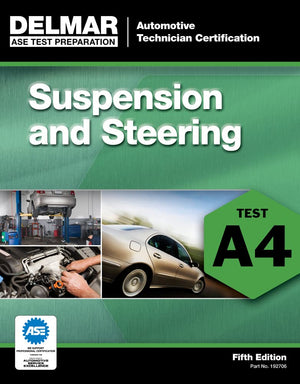ASE Test Preparation  A4 Suspension and Steering (Automobile Certification Series),Used