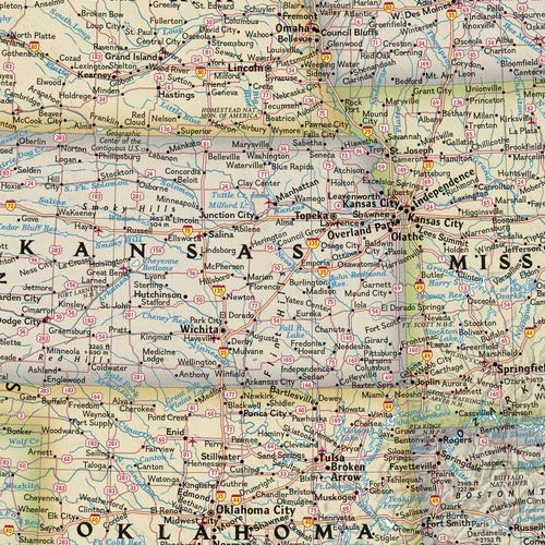 National Geographic United States Wall Map  Executive (Poster Size: 36 x 24 in) (National Geographic Reference Map),New