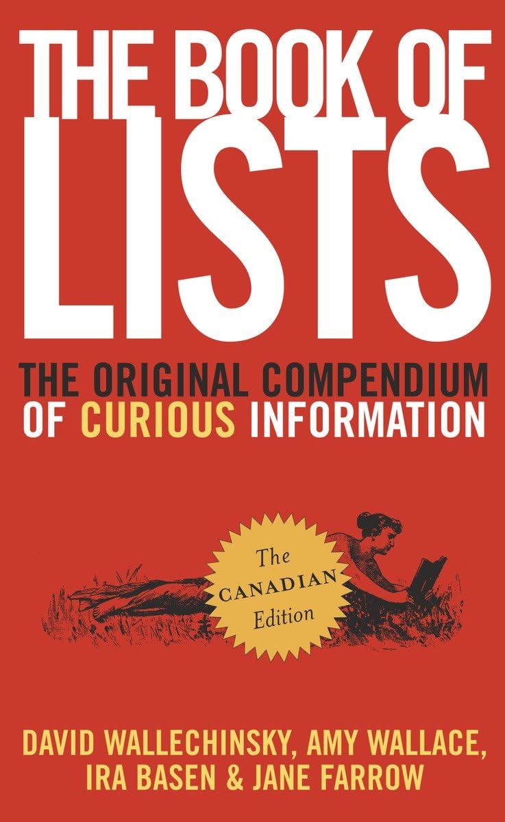 The Book of Lists: The Original Compendium of Curious Information, Canadian Edition,Used