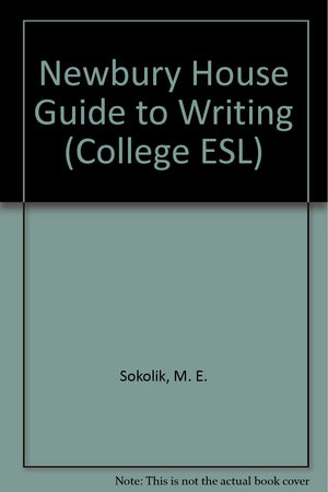 Newbury House Guide to Writing,Used