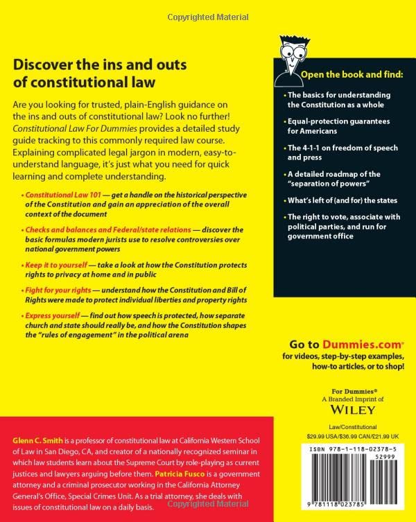 Constitutional Law For Dummies