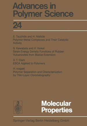 Molecular Properties (Advances in Polymer Science),Used