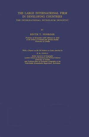 The Large International Firm In Developing Countries: The International Petroleum Industry,Used