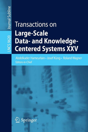 Transactions on LargeScale Data and KnowledgeCentered Systems XXV,Used