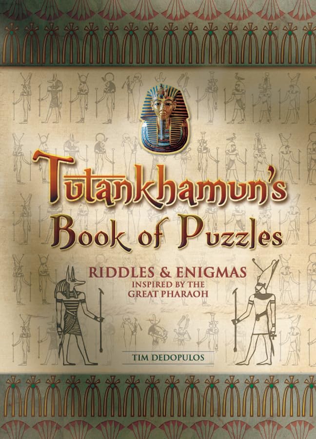 Tutankhamun's Book of Puzzles: Riddles & Enigmas Inspired by the Great Pharaoh,Used