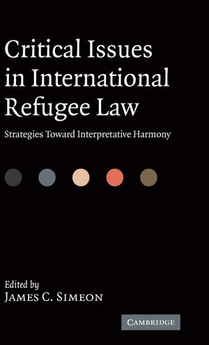 Critical Issues in International Refugee Law: Strategies toward Interpretative Harmony,Used