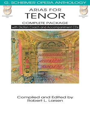 Arias For Tenor Complete Package Book/Diction Coach/Accompaniment CDs (G. Schirmer Opera Anthology),Used
