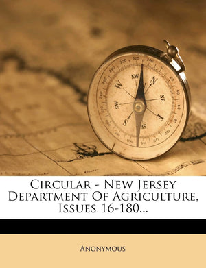 Circular  New Jersey Department of Agriculture, Issues 16180...,Used