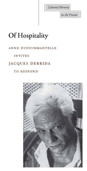 Of Hospitality (Cultural Memory In The Present),New