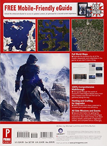 Assassin's Creed Rogue: Prima Official Game Guide,Used