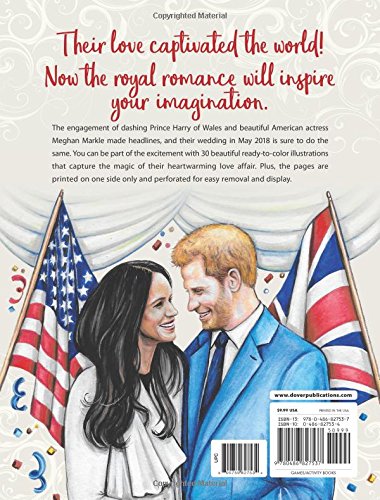 Harry and Meghan: A Love Story Coloring Book,Used