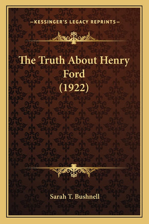 The Truth About Henry Ford (1922),Used
