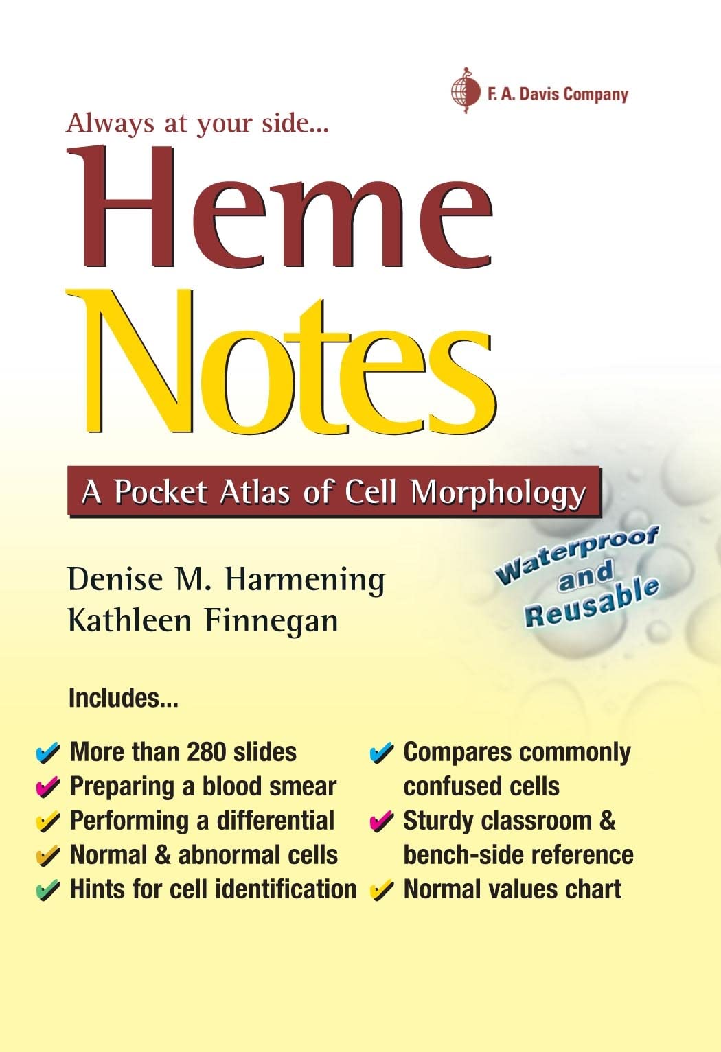 Heme Notes A Pocket Atlas of Cell Morphology,Used