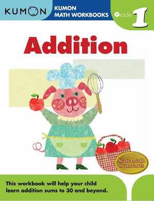 Kumon Grade 1 Addition (Calculation Math Workbooks), Ages 67, 96 pages (Kumon Math Workbooks),New