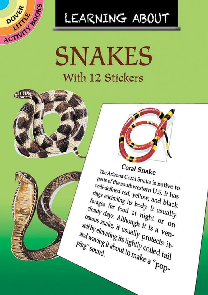 Learning About Snakes (Dover Little Activity Books: Animals)