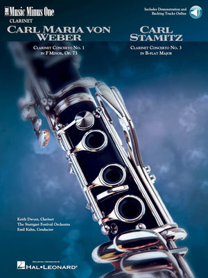 Weber: Concerto No. 1 in F Minor Op. 73 & Stamitz: Concerto No. 3 in B Flat for Clarinet: Music Minus One Clarinet,New