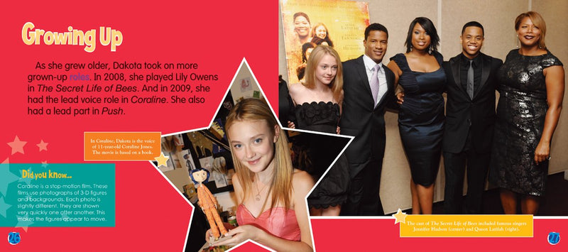 Dakota Fanning: Talented Actress (Big Buddy Biographies),Used