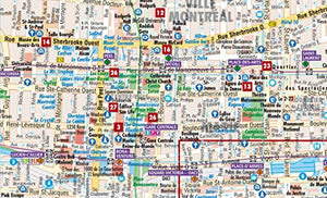 Laminated Montreal Map by Borch (English Edition),Used