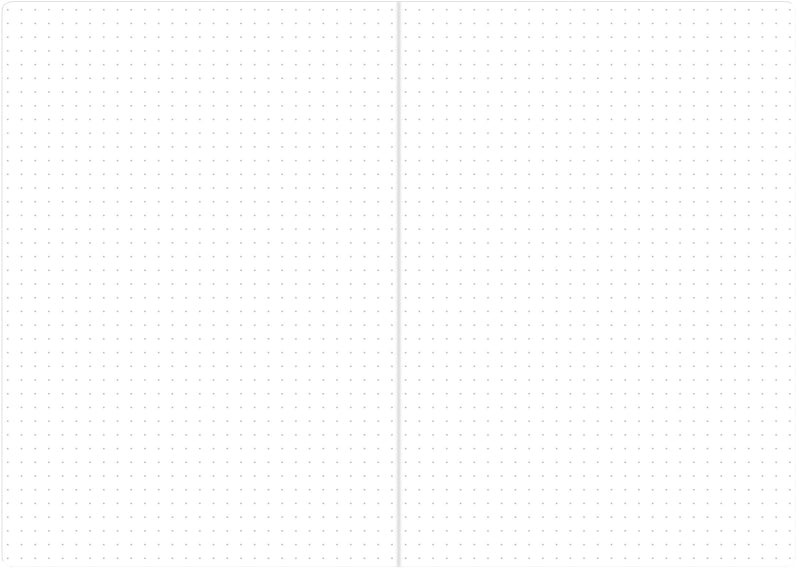 Essentials A4 Dot Matrix Notebook,Used