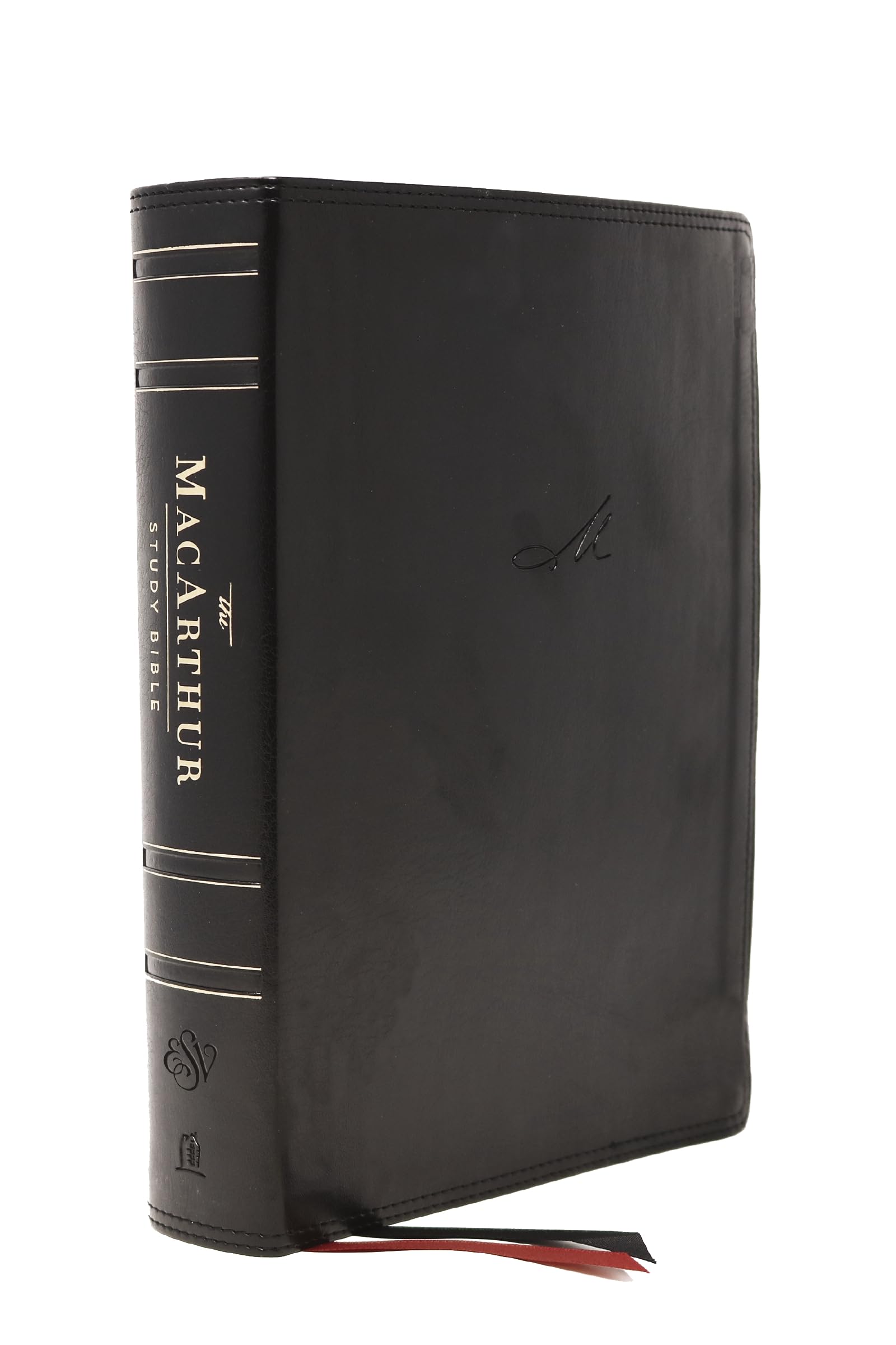 ESV, MacArthur Study Bible, 2nd Edition, Leathersoft, Black, Thumb Indexed: Unleashing God's Truth One Verse at a Time,Used
